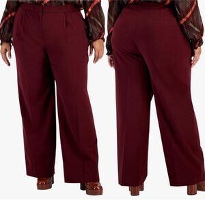 BAR III Women's Burgundy Pants